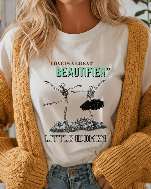 White_Oversized_Little_Women_Limited_Edition_Tee_|_Soft_And_Breathable