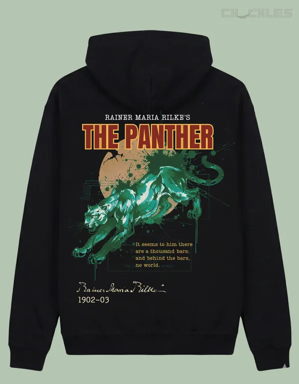 Rainer_Maria_Rilke_The_Panther_Limited_Edition_Black_Hoodie_|_Soft_&_Breathable_Pure_Cotton