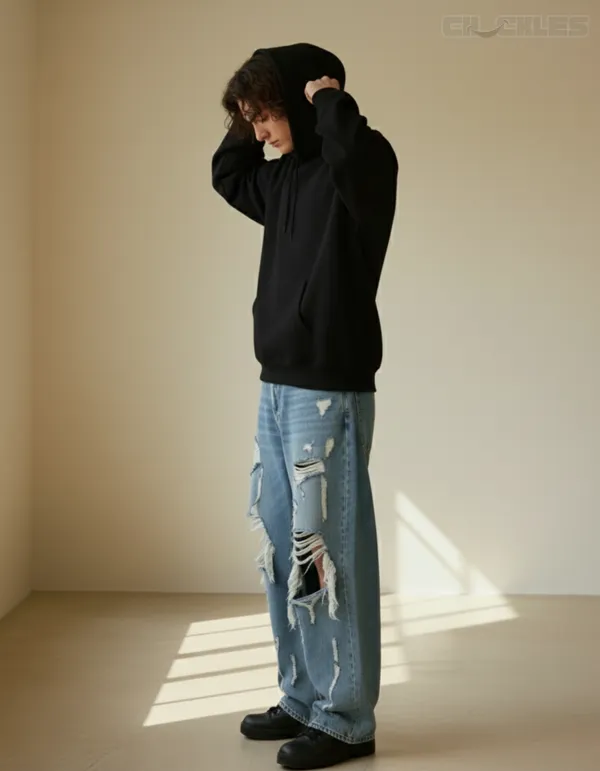 Kafka_X_Taxi_Driver_Black_Hoodie_Limited_Edition_|_Soft_&_Breathable_Pure_Cotton
