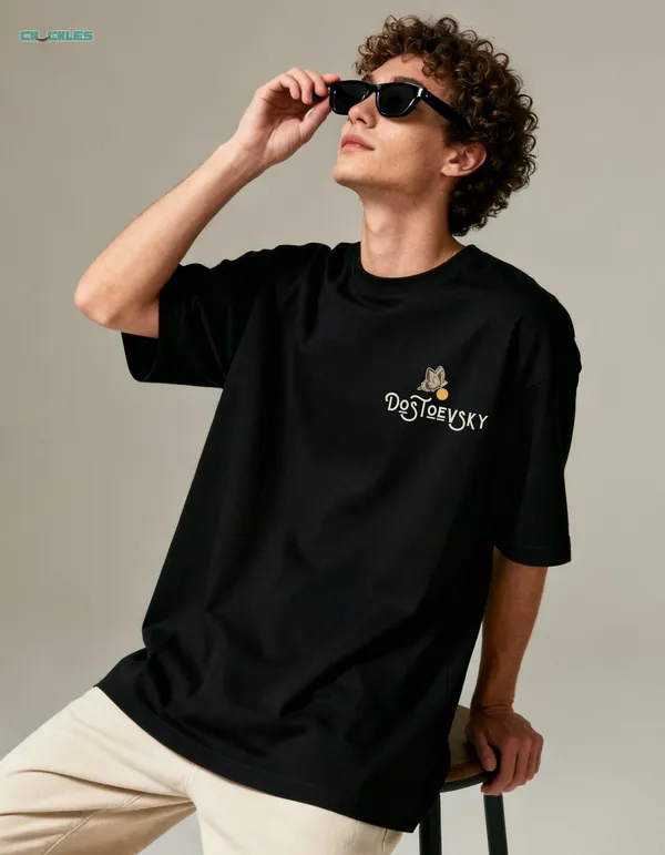 Dostoevsky_Own_Way_|_Black_Premium_Oversized_Tee_|_Soft_And_Breathable_Heavy_Cotton