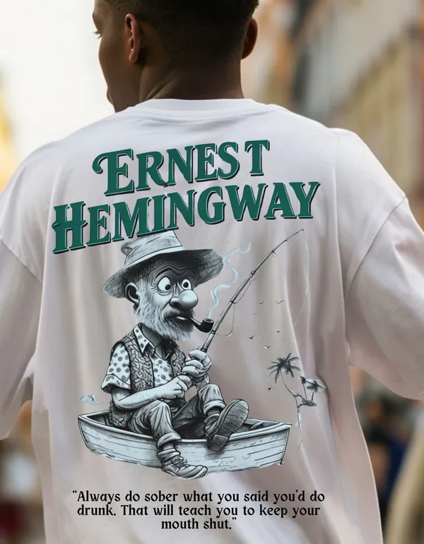 Oversized_Hemingway_Limited_Edition_Tee_|_Soft_And_Breathable