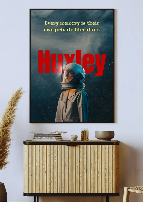 Memory_Private_Literature_Huxley_Quote_Wall_Art