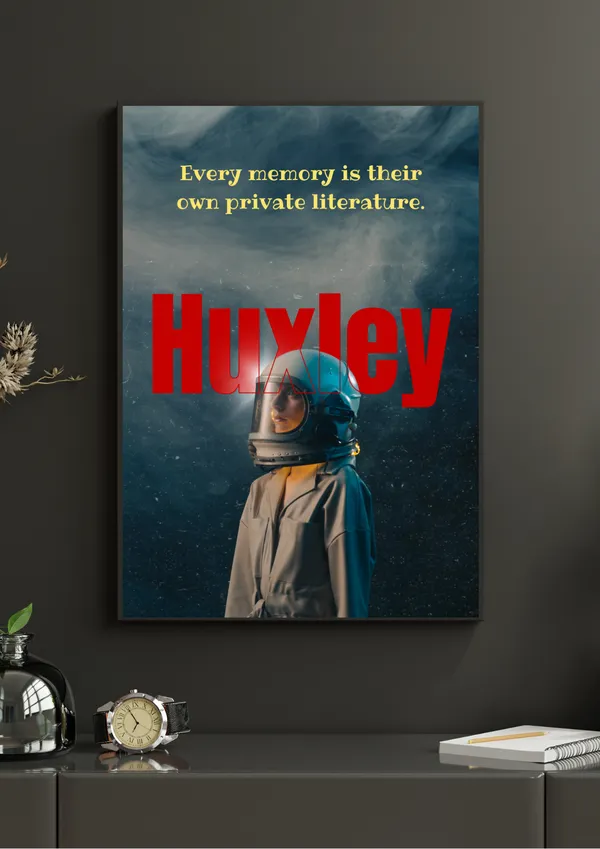Memory_Private_Literature_Huxley_Quote_Wall_Art
