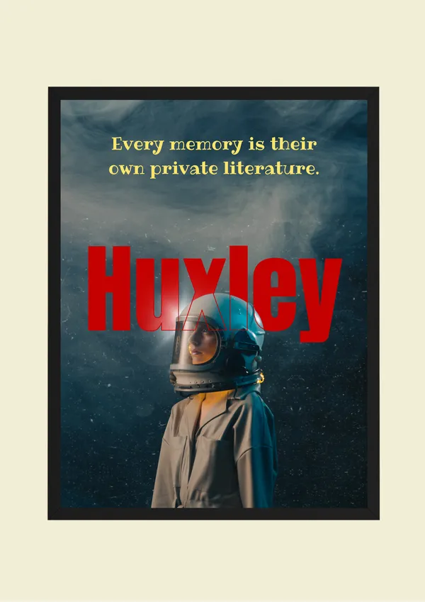 Memory_Private_Literature_Huxley_Quote_Wall_Art