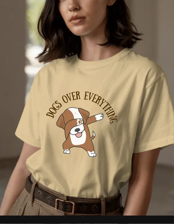 Oversized_Dogs_Over_Everything_Beige_Graphic_Tee_|_Soft_And_Breathable