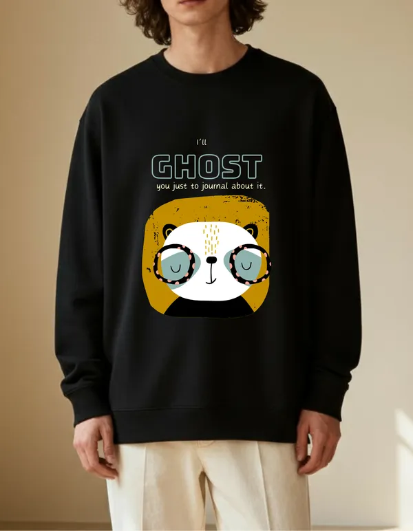 Ghosting_Premium_UNISEX_Sweatshirt_The_Self_Tee_|_Soft_And_Breathable_Pure_Cotton