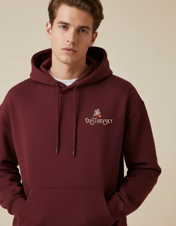 Dostoevsky_Right_and_Wrong_Limited_Edition_Dark_Maroon_Hoodie_|_Soft_&_Breathable_Pure_Cotton
