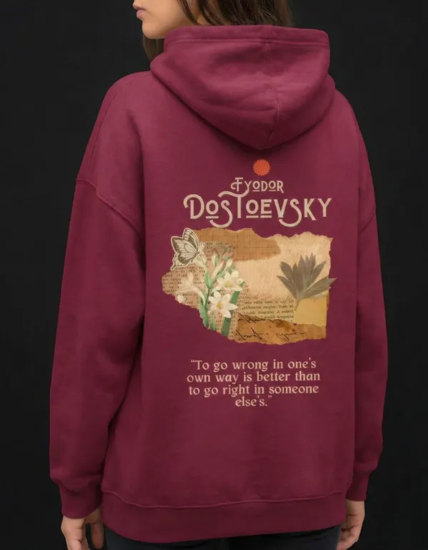 Dostoevsky_Right_and_Wrong_Limited_Edition_Dark_Maroon_Hoodie_|_Soft_&_Breathable_Pure_Cotton