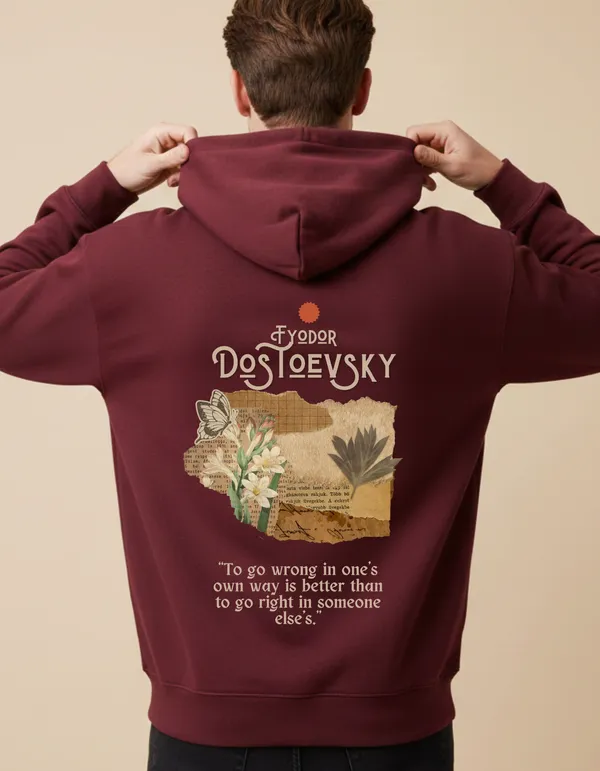 Dostoevsky_Right_and_Wrong_Limited_Edition_Dark_Maroon_Hoodie_|_Soft_&_Breathable_Pure_Cotton