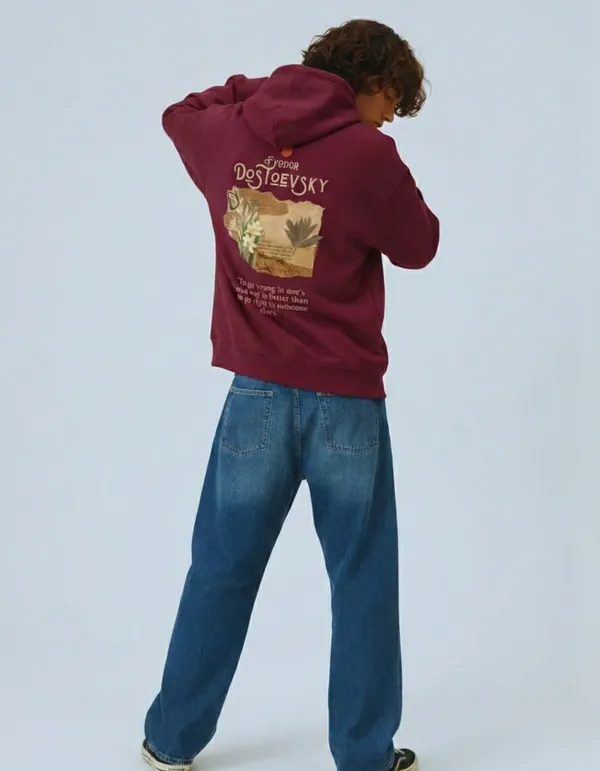 Dostoevsky_Right_and_Wrong_Limited_Edition_Dark_Maroon_Hoodie_|_Soft_&_Breathable_Pure_Cotton