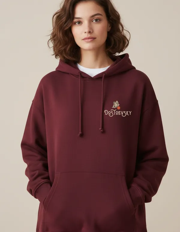 Dostoevsky_Right_and_Wrong_Limited_Edition_Dark_Maroon_Hoodie_|_Soft_&_Breathable_Pure_Cotton