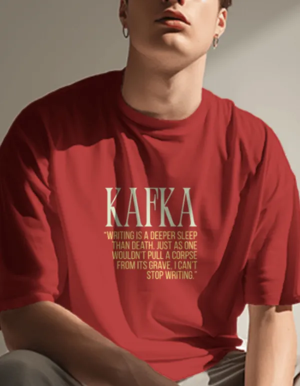 Oversized_Kafka_(On_Writing)_Limited_Edition_Tee_|_Soft_And_Breathable