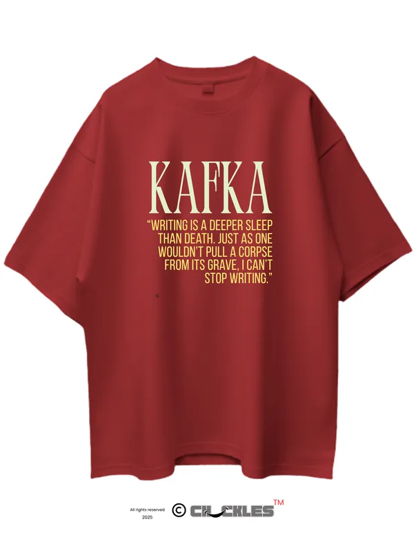 Oversized_Kafka_(On_Writing)_Limited_Edition_Tee_|_Soft_And_Breathable