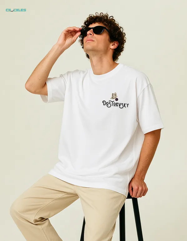 Dostoevsky_Own_Way_|_White_Premium_Oversized_Tee_|_Soft_And_Breathable_Heavy_Cotton