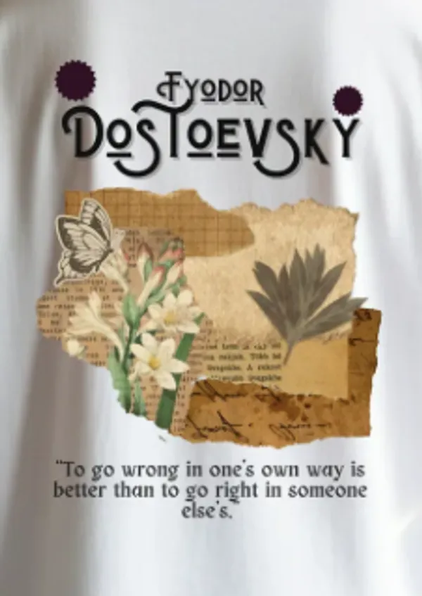 Dostoevsky_Own_Way_|_White_Premium_Oversized_Tee_|_Soft_And_Breathable_Heavy_Cotton
