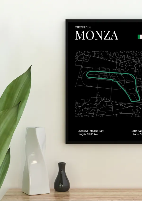F1_Circuit_De_Monza_Wall_Art