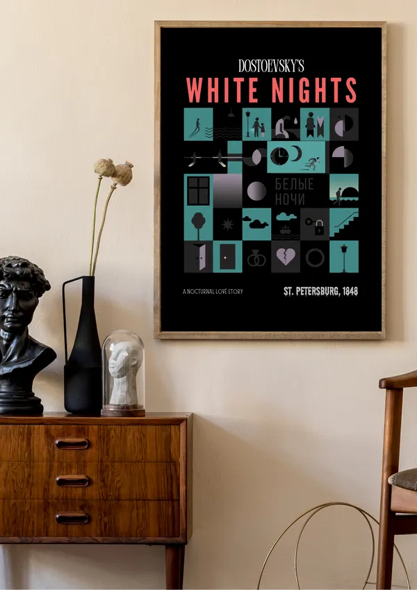 White_Nights_Dostoevsky_Storyboard_Wall_Art