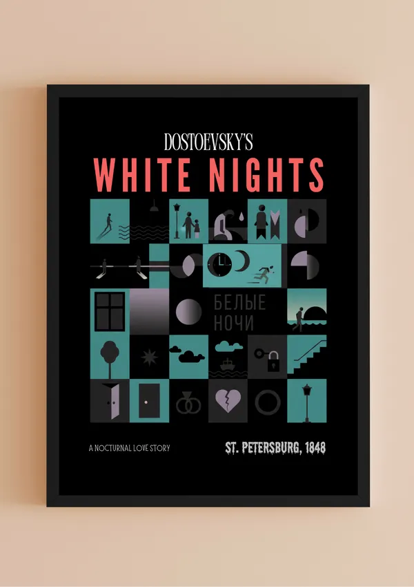 White_Nights_Dostoevsky_Storyboard_Wall_Art