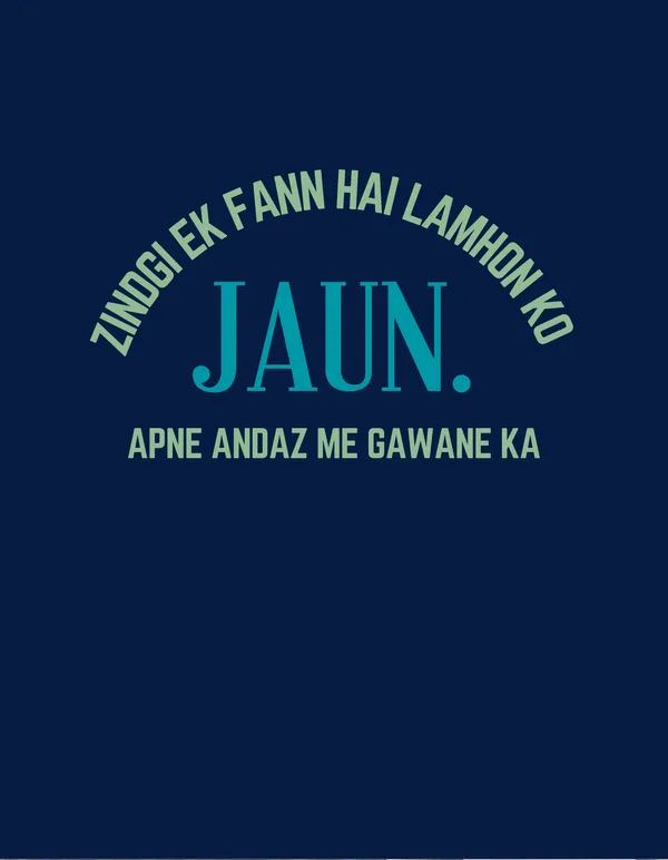 Navy_Blue_Jaun_Eliya_Unisex_Wavy_Graffiti_Tee_|_Soft_And_Breathable