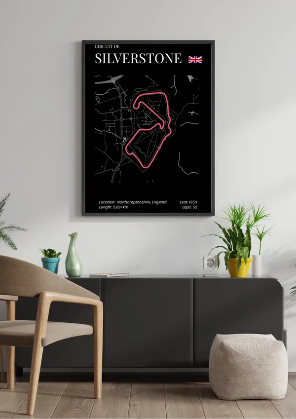 F1_Circuit_De_Silverstone_Wall_Art