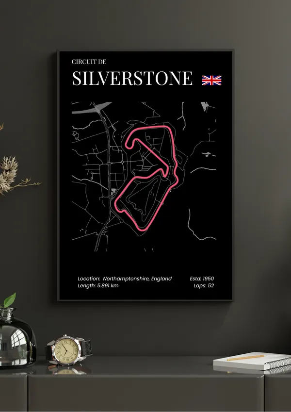 F1_Circuit_De_Silverstone_Wall_Art