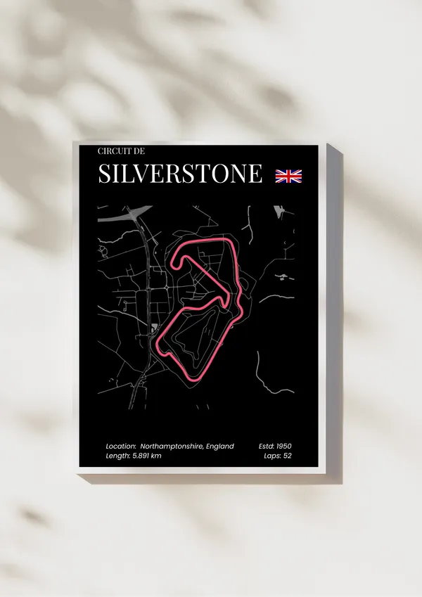 F1_Circuit_De_Silverstone_Wall_Art