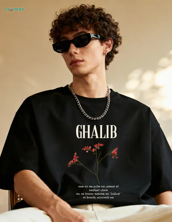 Ghalib_Khayal_Achcha_Hai_|_Black_Premium_Oversized_Tee|__Soft_And_Breathable_Heavy_Cotton