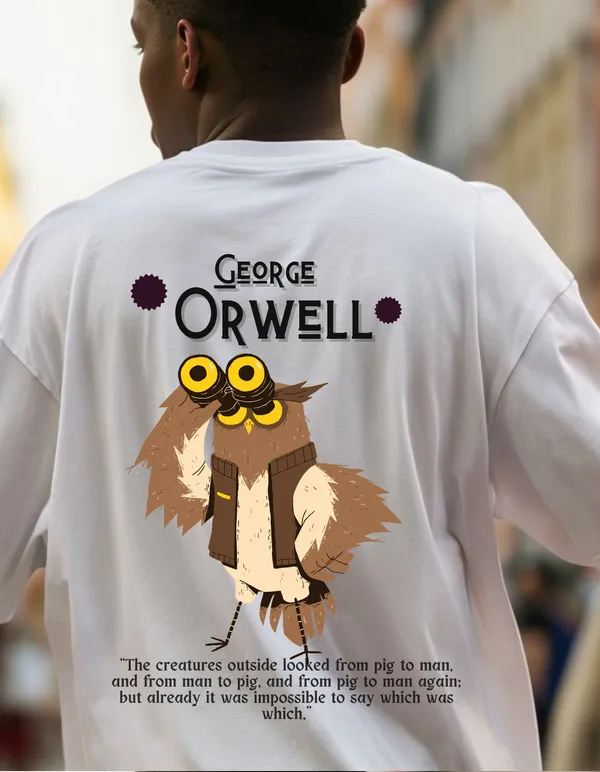 White_Oversized_Orwell_Limited_Edition_Tee_|_Soft_And_Breathable
