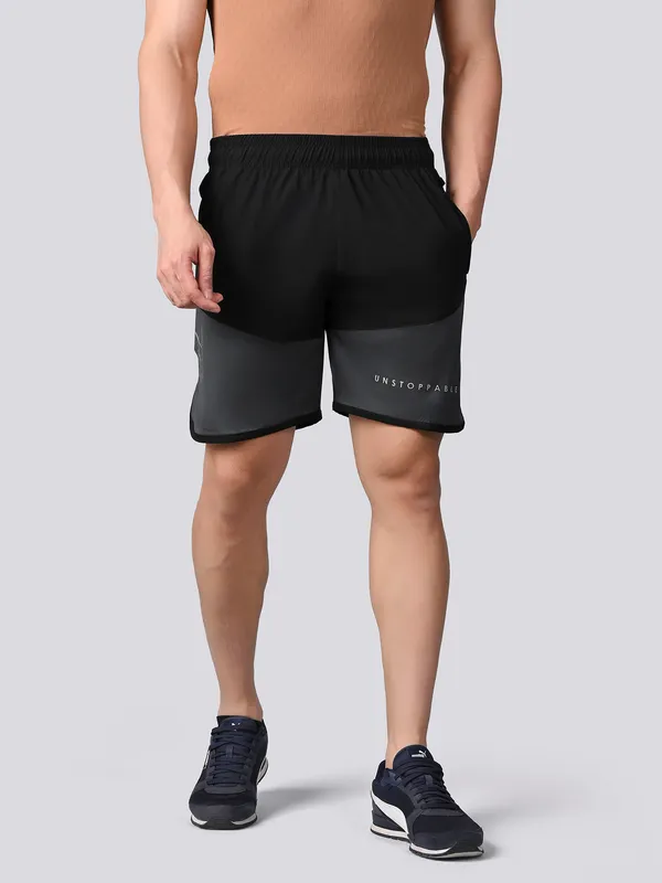 Unstoppable_Black_DualTone_Shorts