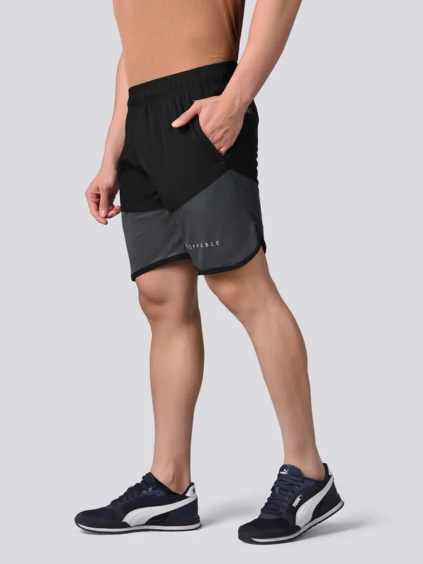 Unstoppable_Black_DualTone_Shorts