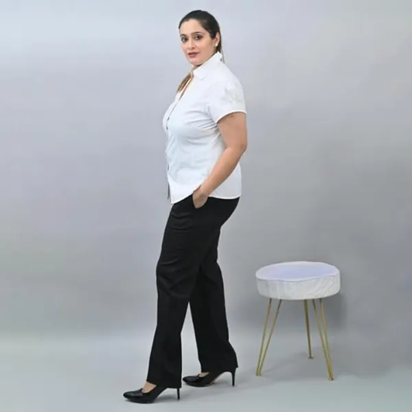 Black_Plus_Size_Cotton_Blend_Solid_Casual_Regular_Fit_Palazzos_For_Women