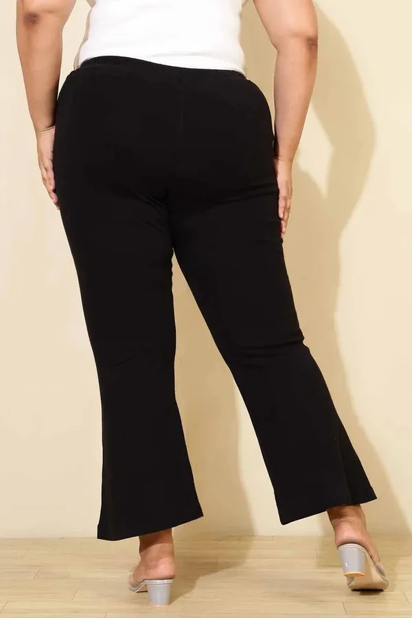 Black_Plus_Size_Polycotton_Solid_Casual_Regular_Fit_Formal_Trouser_For_Women