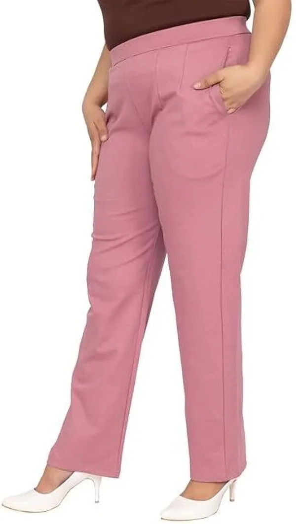 Pink_Plus_Size_Lycra_Blend_Solid_Formal_Regular_Fit_Formal_Trouser_For_Women