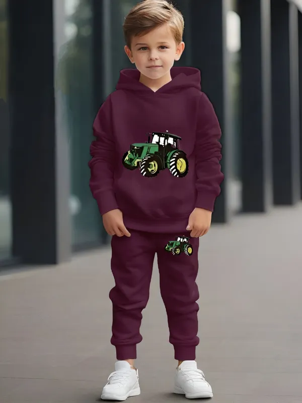 Wine_Tractor_Print_Loafer_Hoodie_Set_For_Kids_|_sweatshirt_and_Track_Pant_for_Boys