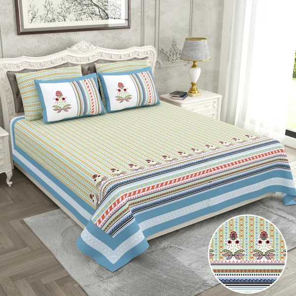 Luxurious_Pure_Cotton_Double_Bed_Sheet_–_Size_120x120_–_