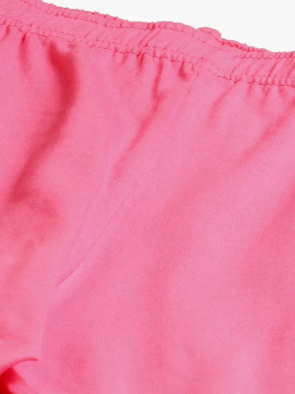 Rose_Pink_Viscose_Rayon_Elasticated_Waistband_Churidaar_Length_Leggings_For_Women_&_Girls