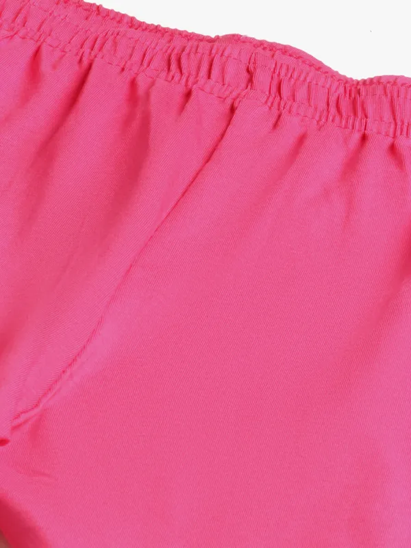 Pink_Viscose_Rayon_Elasticated_Waistband_Churidaar_Length_Leggings_For_Women_&_Girls