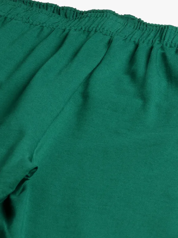Green_Viscose_Rayon_Elasticated_Waistband_Churidaar_Length_Leggings_For_Women_&_Girls