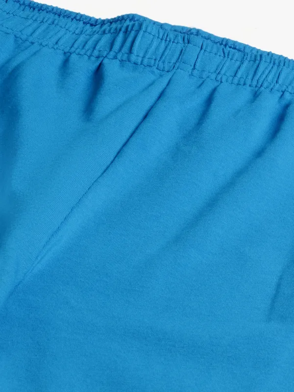 Blue_Viscose_Rayon_Elasticated_Waistband_Churidaar_Length_Leggings_For_Women_&_Girls