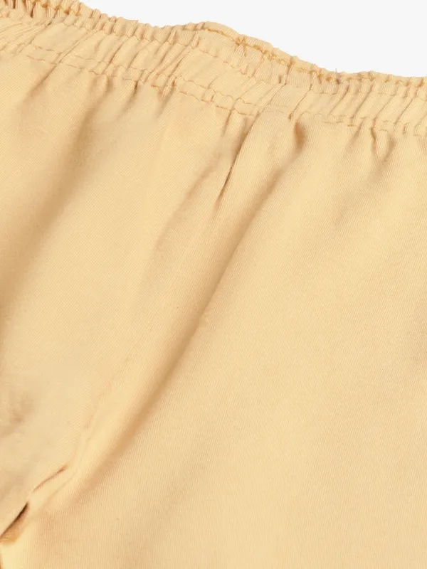 Beige_Viscose_Rayon_Elasticated_Waistband_Churidaar_Length_Leggings_For_Women_&_Girls