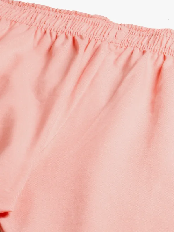 Light_Peach_Viscose_Rayon_Elasticated_Waistband_Churidaar_Length_Leggings_For_Women_&_Girls