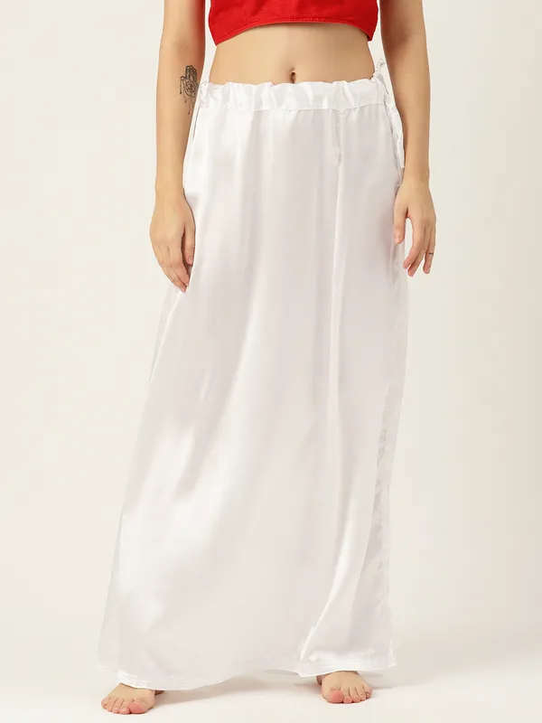 White_Elastane_Flared_Saree_Petticoat_For_Women