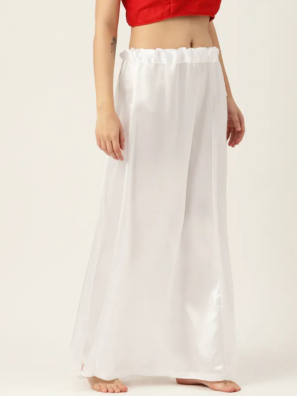 White_Elastane_Flared_Saree_Petticoat_For_Women