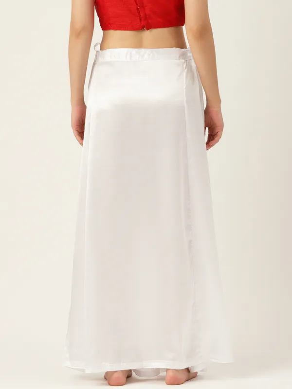 White_Elastane_Flared_Saree_Petticoat_For_Women