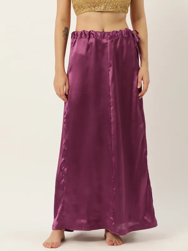 Purple_Puff_Elastane_Flared_Saree_Petticoat_For_Women