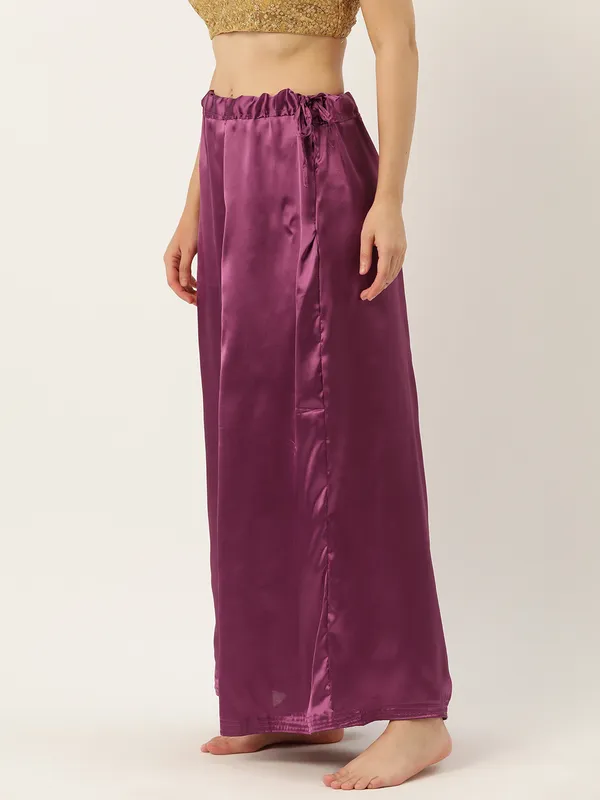 Purple_Puff_Elastane_Flared_Saree_Petticoat_For_Women