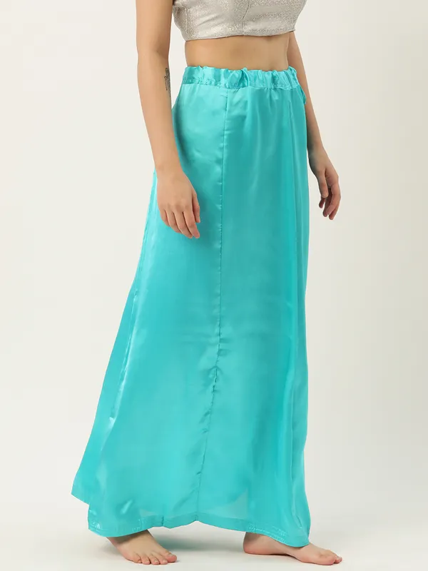 Blue_Elastane_Flared_Saree_Petticoat_For_Women