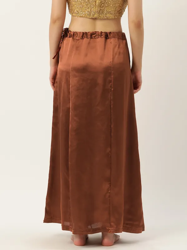 Copper_Elastane_Flared_Saree_Petticoat_For_Women
