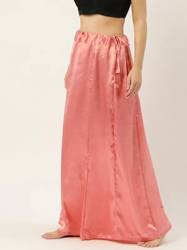 Apricot_Elastane_Flared_Saree_Petticoat_For_Women