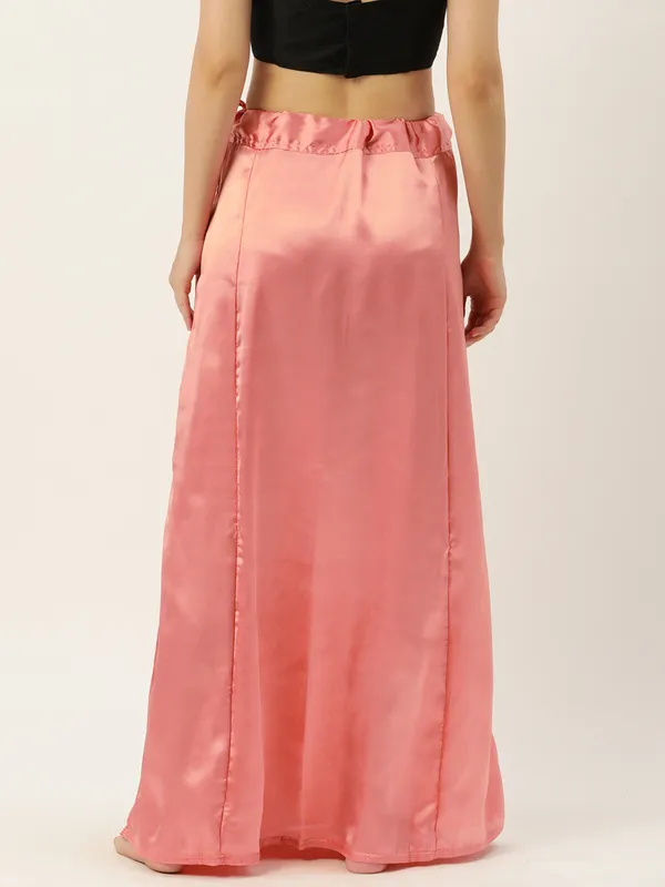 Apricot_Elastane_Flared_Saree_Petticoat_For_Women